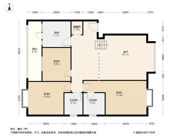 金沙园三期户型图