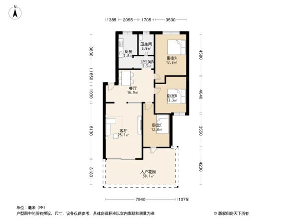 临江苑(金堂)户型图