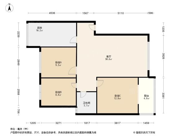 永寿教师楼户型图