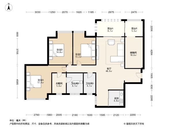 天府世家户型图