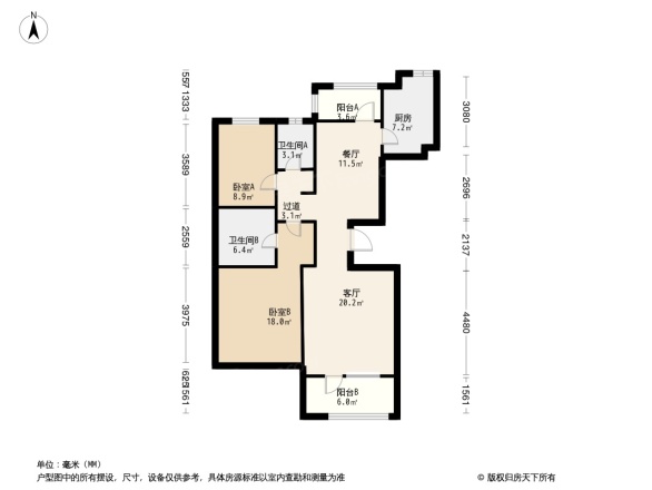 南京海玥名都户型图图片