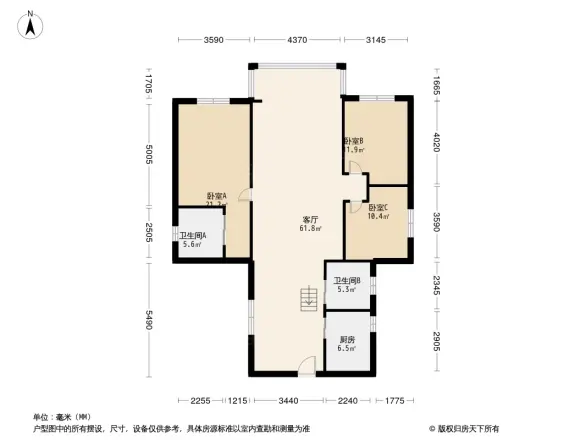 潮蓉花园户型图