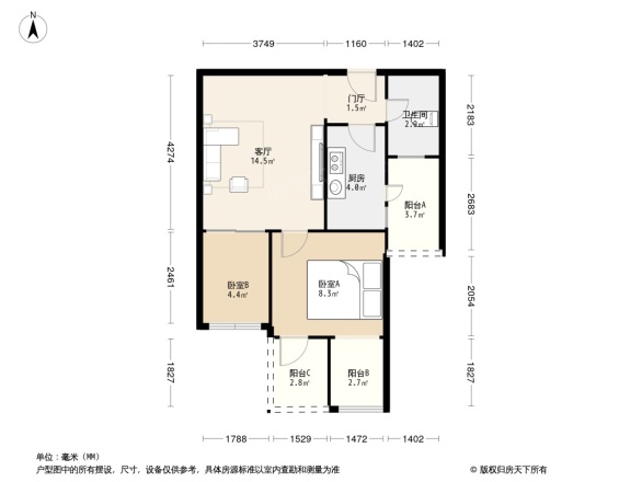 华润凤凰城二期户型图
