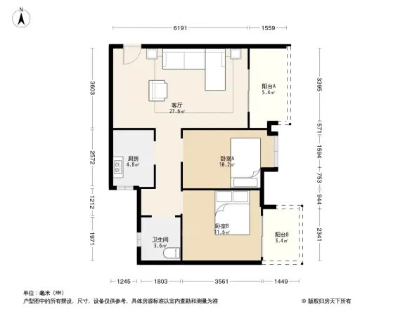 闲山悦三区户型图