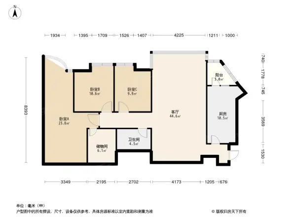 学府花园户型图