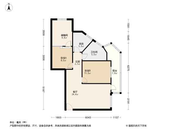 鸿图大厦户型图