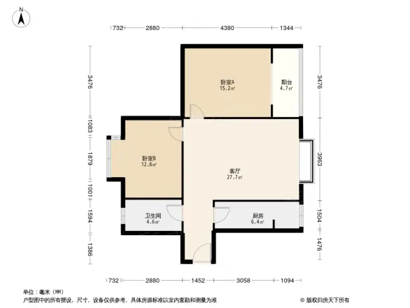 锦江岸户型图