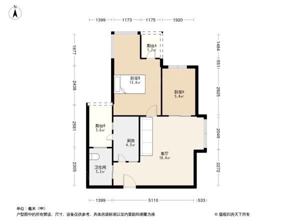 华润凤凰城二期户型图