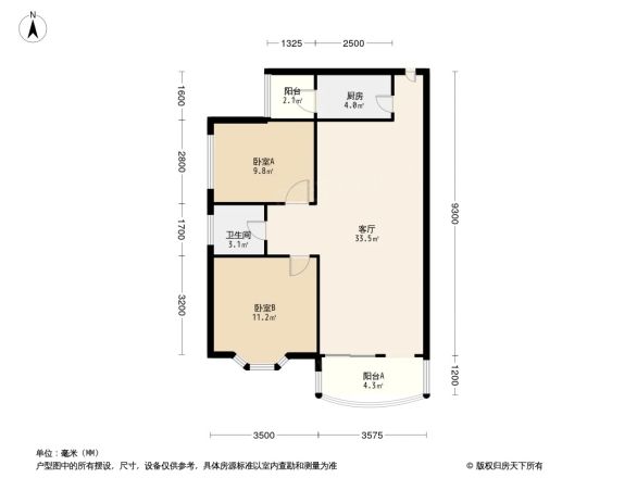 盛锦华庭户型图