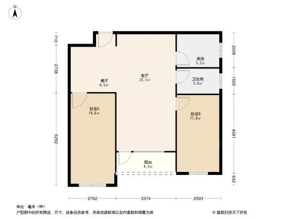 鸿图大厦户型图