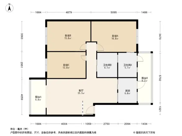 新秀花园户型图