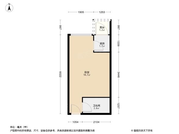 海棠月色户型图
