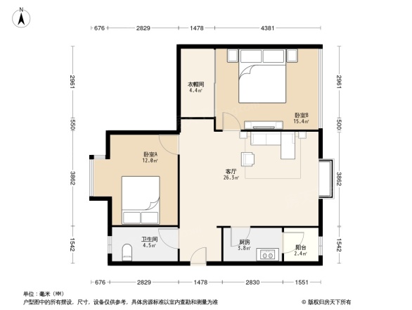 锦江岸户型图