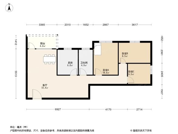 鸿图大厦户型图