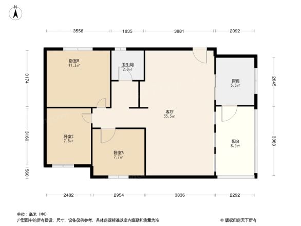 永寿教师楼户型图