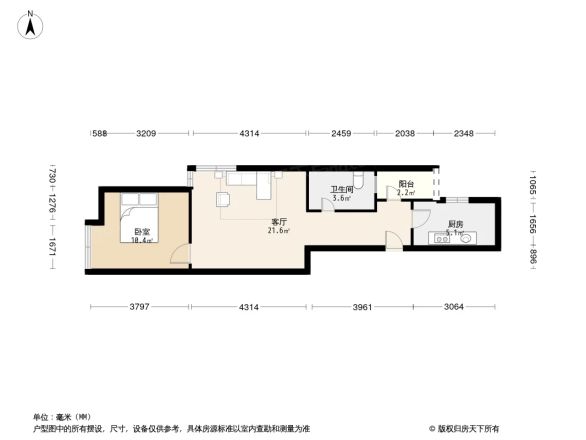 泰基北锦户型图