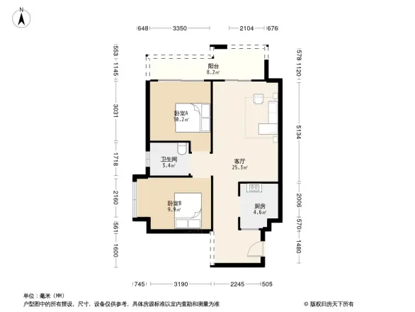 闲山悦三区户型图