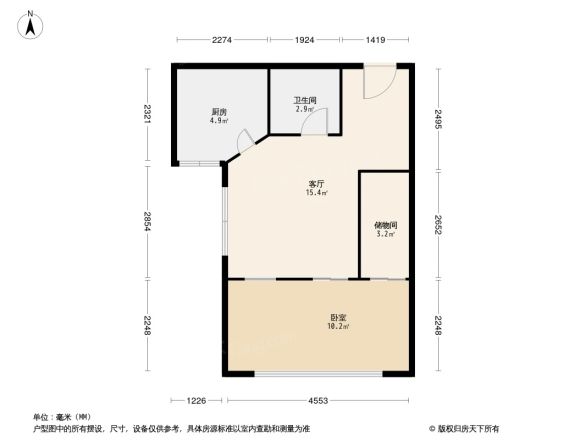 白领尊邸户型图