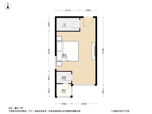 海棠月色户型图