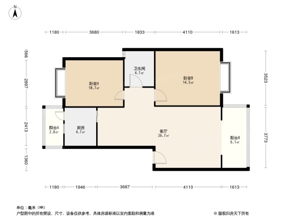 蜀风庭院户型图