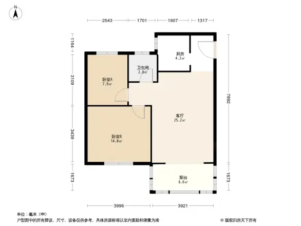五福花园户型图