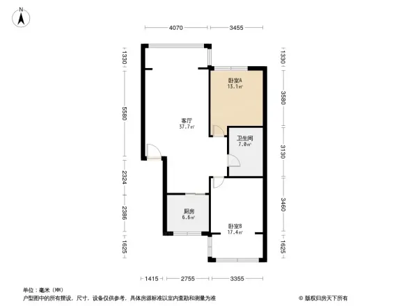 潮蓉花园户型图
