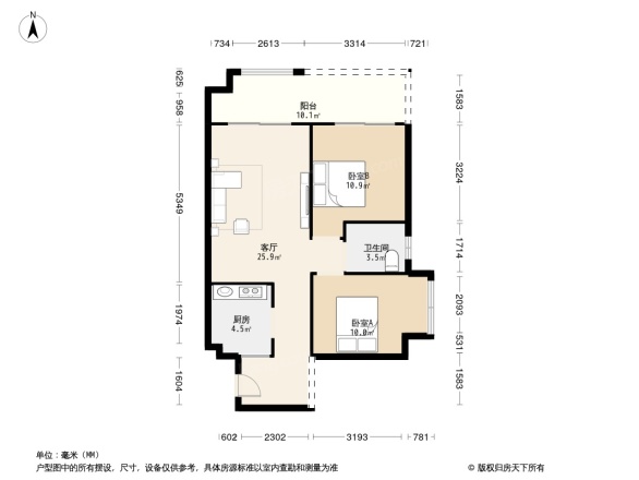闲山悦三区户型图