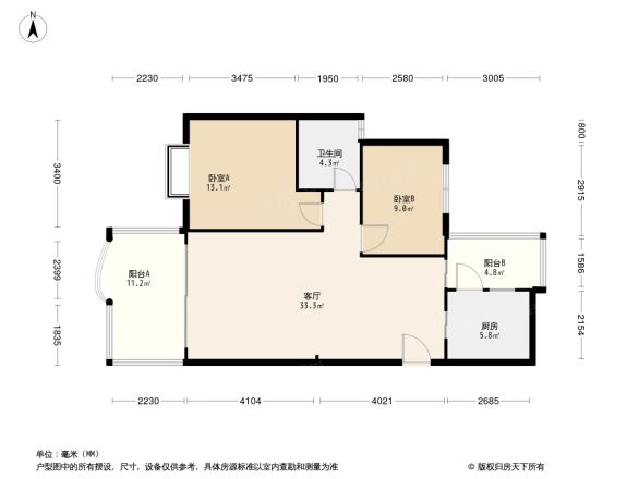 西府花园户型图