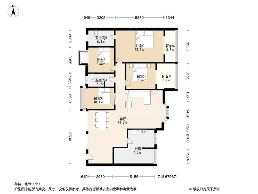相似户型图