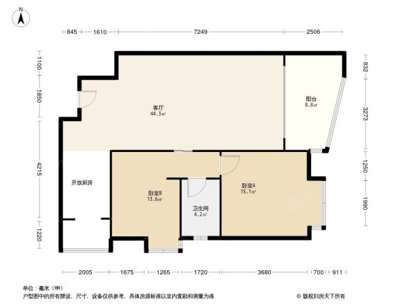 西府花园户型图