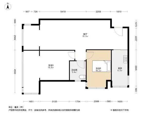闲山悦三区户型图