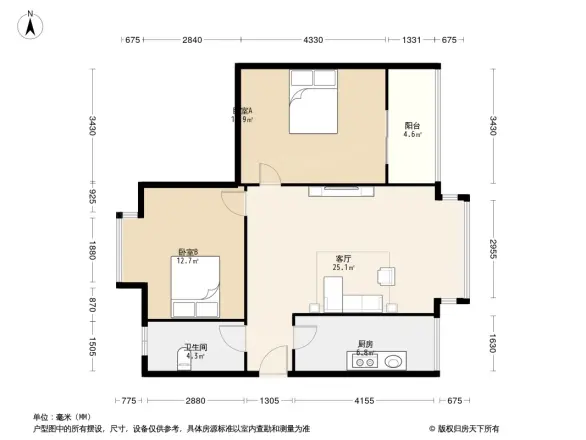 锦江岸户型图