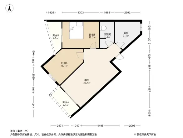 五福花园户型图
