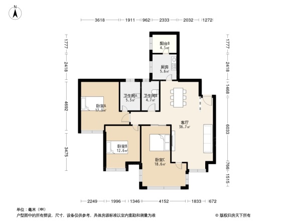 天府世家户型图