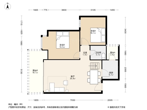 芙蓉山水户型图