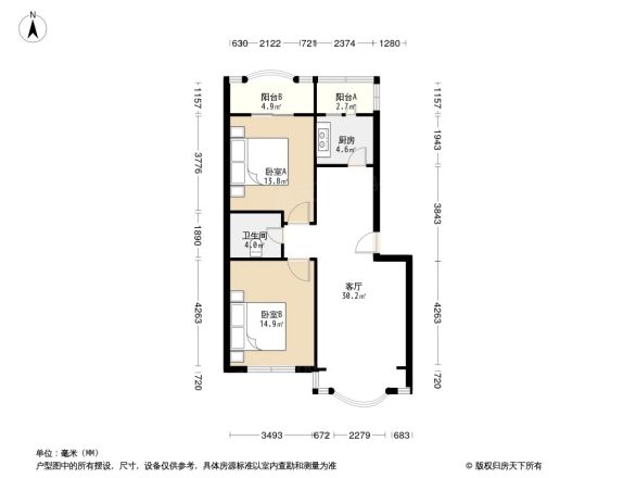 盛锦华庭户型图