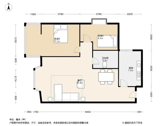 百草园户型图