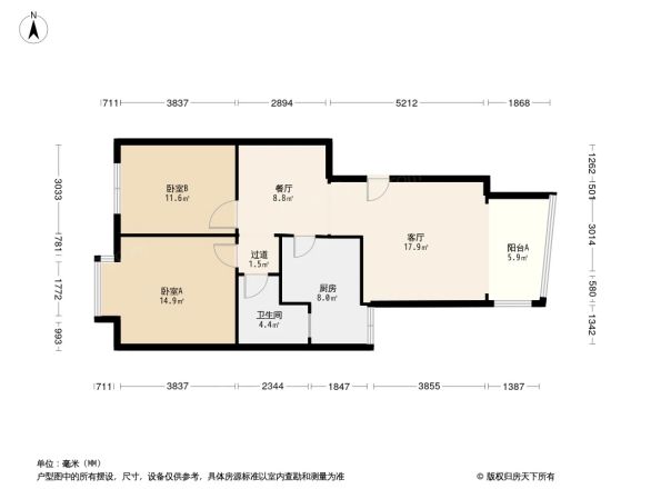 郦景东城户型图