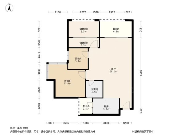 香城榕园户型图