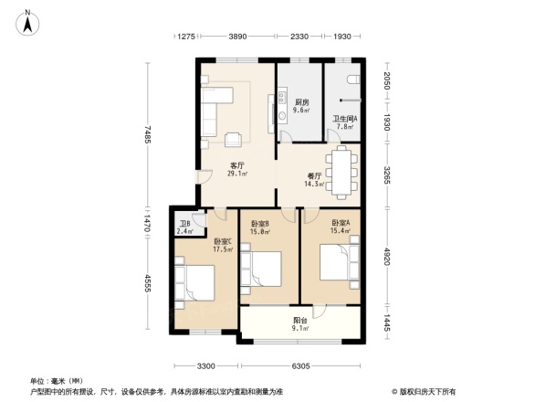 昌盛家园户型图