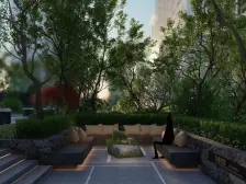 滨湖万丽一楼带院子 双层地下 带车库可放两辆车