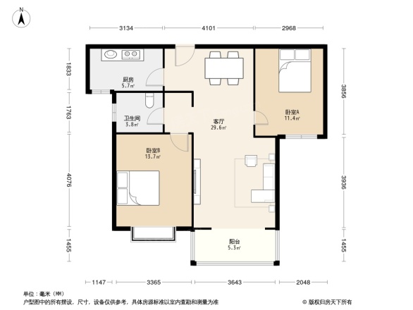 格调春天户型图