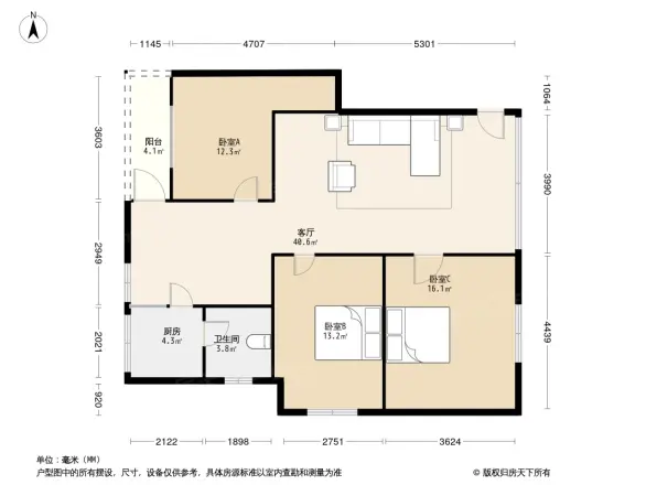 金泰花苑户型图