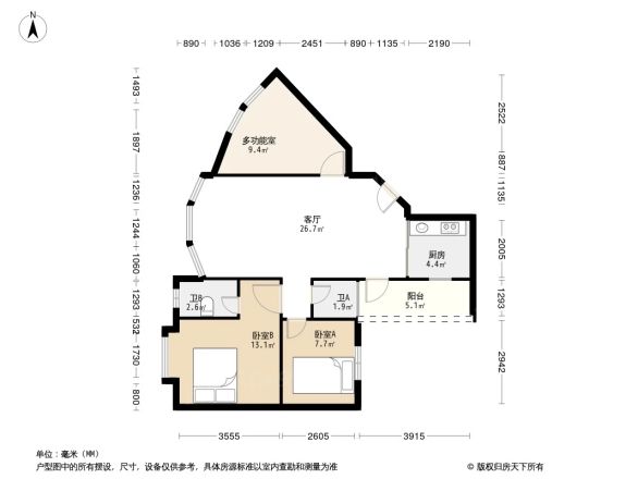 昌顺豪庭户型图