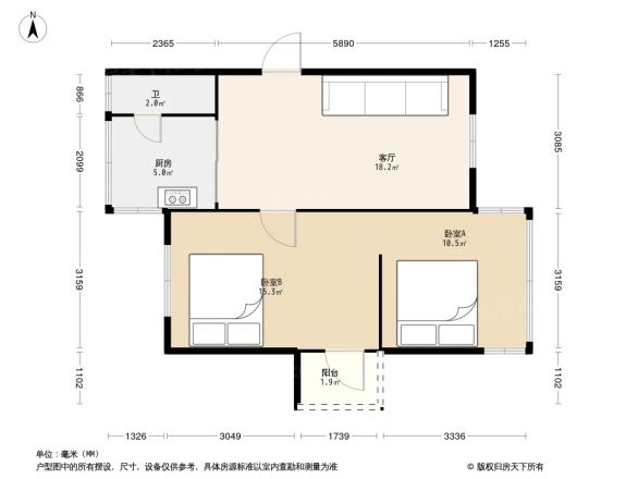 沙冲北路住宅户型图