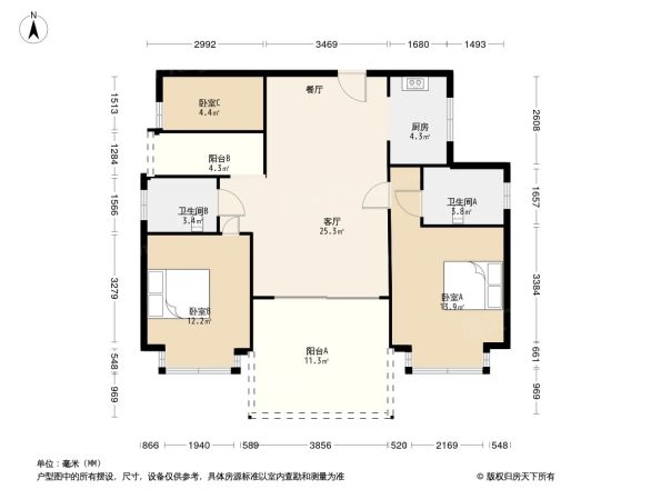 碧水湾花园户型图