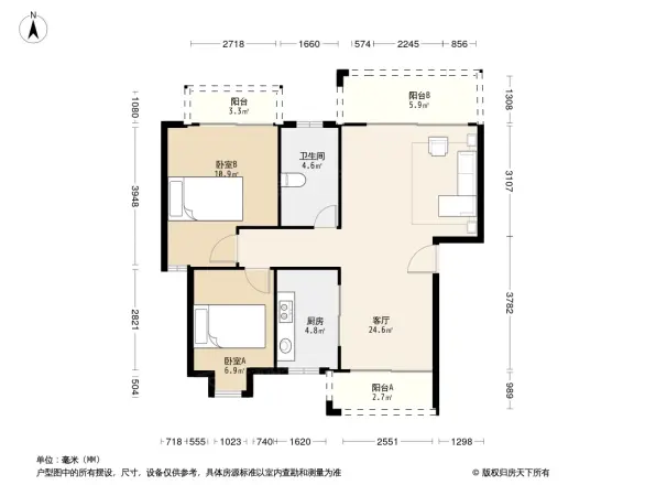帝豪花园三期户型图