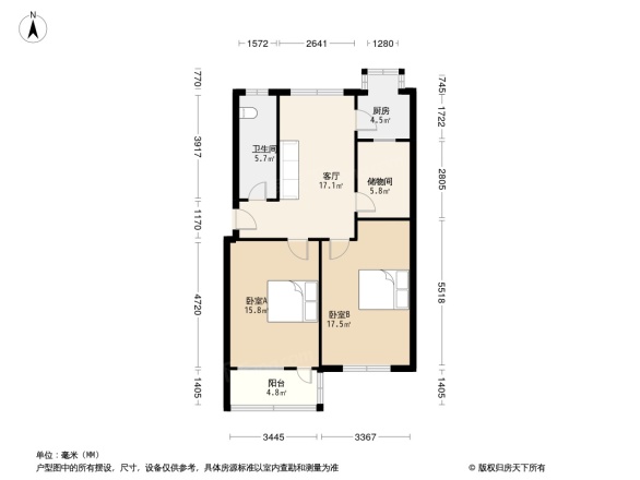 东湖梨园小区户型图