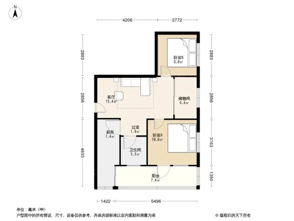 彭刘杨路社区户型图
