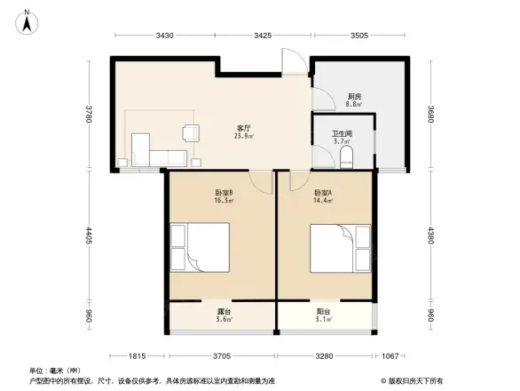 利加华庭户型图